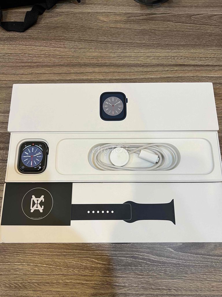 Apple watch series 9/45 thép graphite esim fullzin