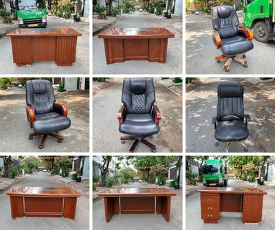 Bàn Giám đốc, Ghế xoay Giám đốc xả kho số lượng. Mua bán Đồ dùng văn phòng tại Quận 12 Tp Hồ Chí Minh được đăng bởi Đoàn Thanh Nhàn