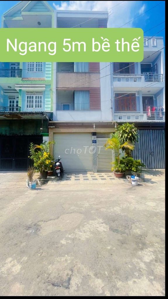 Bán nhà 4 tầng 90m2(5x17) đường 10m Phan Văn Hớn gần cầu Tham Lương