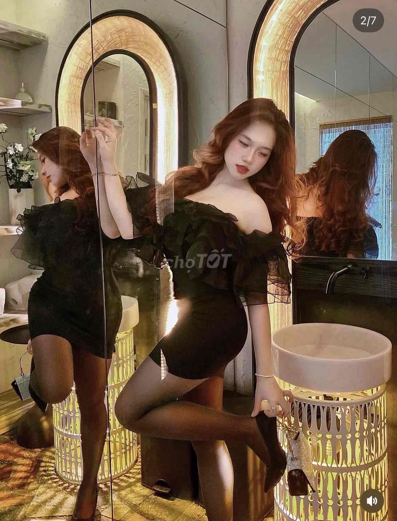 Đầm Nữ Đen Thiết kế thời trang (pass đồ). Mua bán Quần áo tại Quận Bình Tân Tp Hồ Chí Minh được đăng bởi Minh Thi hình 1