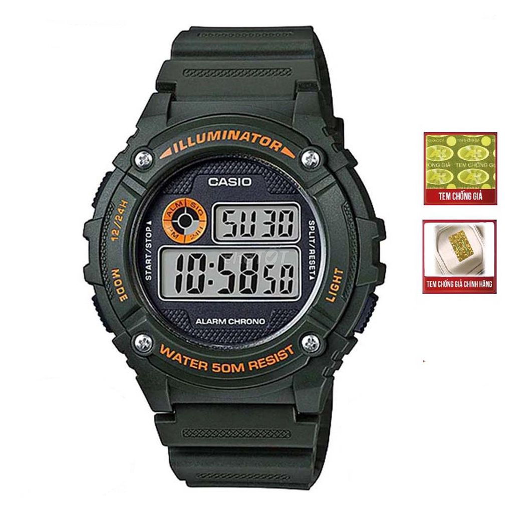 Đồng hồ đeo tay CASIO nam W-216H-3BVDF dây nhựa. Mua bán Đồng hồ tại Huyện Văn Lâm Hưng Yên được đăng bởi nguyễn hải hình 1
