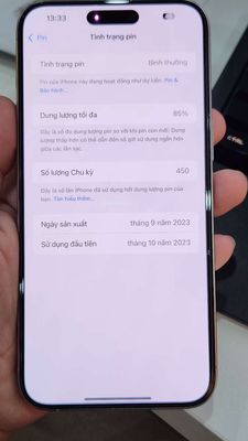 IPHONE 15 PRO MAX 256GB MÁY MỸ LL NGOẠI HÌNH 99%. Mua bán Điện thoại tại Thành phố Thủ Đức Tp Hồ Chí Minh được đăng bởi Lâm Trọng Tú