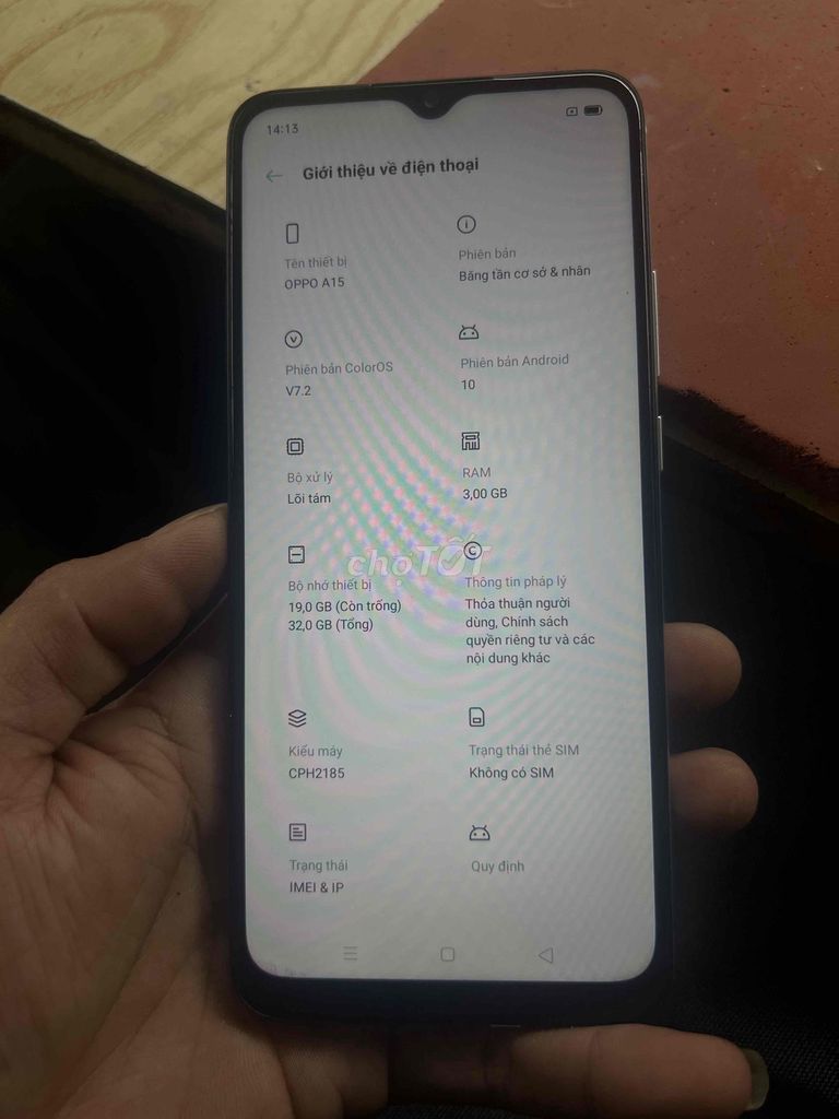 OPPO A15 32GB Trắng. Mua bán Điện thoại tại Huyện Bình Lục Hà Nam được đăng bởi kỹ sư hẻm hình 1