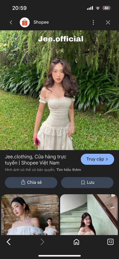 Đầm body nữ vải nhún Trắng kem. Mua bán Quần áo tại Huyện Tân Hưng Long An được đăng bởi Lam hình 1