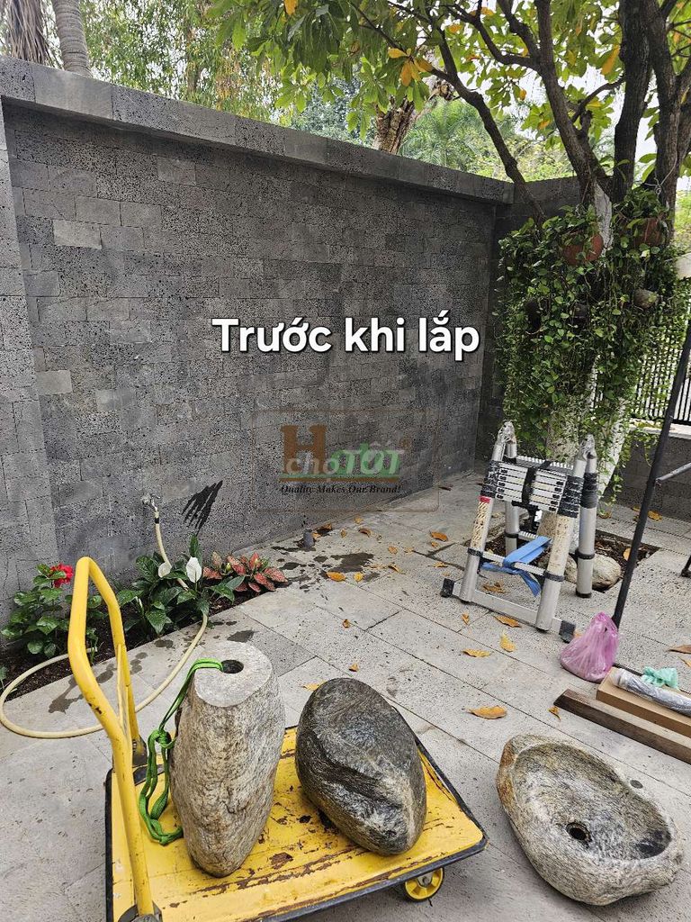 Bộ chậu rửa tay bằng đá cuội dành cho ngoài trời. Mua bán Cây cảnh, đồ trang trí tại Thành phố Thủ Đức Tp Hồ Chí Minh được đăng bởi Nội Thất Tân Cổ Điển hình 1