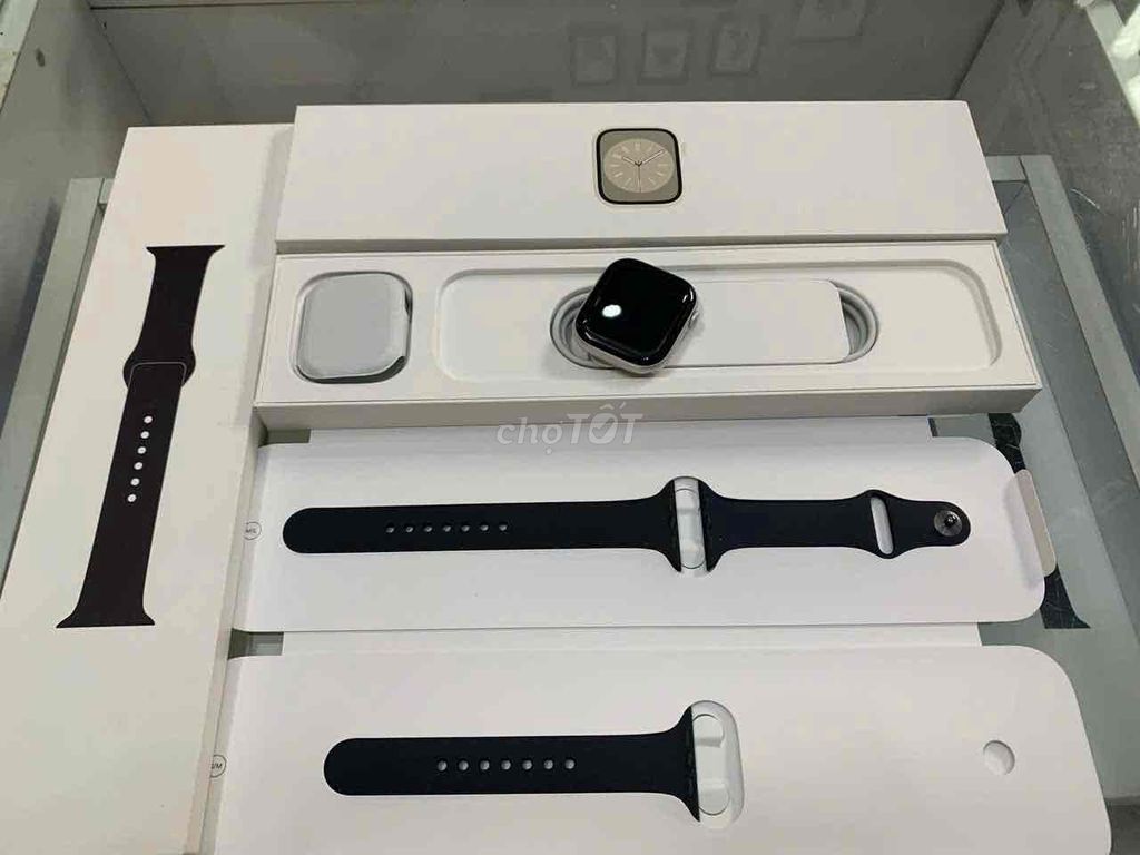 apple watch sr10:46 trắng lte Esim new chưa kích h