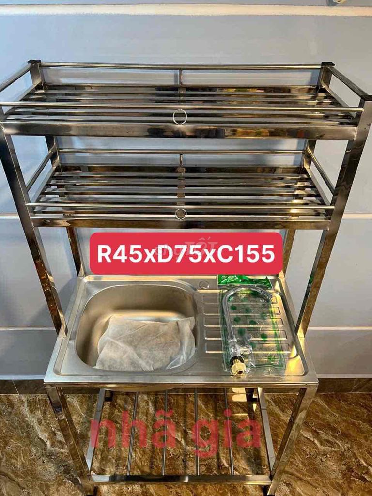Thanh lý bồn rửa chén inox. Mua bán Dụng cụ nhà bếp tại Huyện Củ Chi Tp Hồ Chí Minh được đăng bởi  INOX NHÃ GIA 218 hình 1