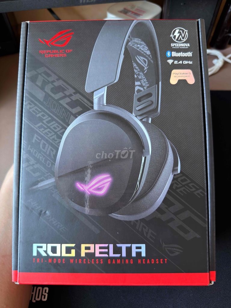 Tai nghe gaming Asus Rog Pelta Đen Mới 100%. Mua bán Tivi, Âm thanh tại Quận Gò Vấp Tp Hồ Chí Minh được đăng bởi Trịnh Anh Kiện KGG Shop hình 1