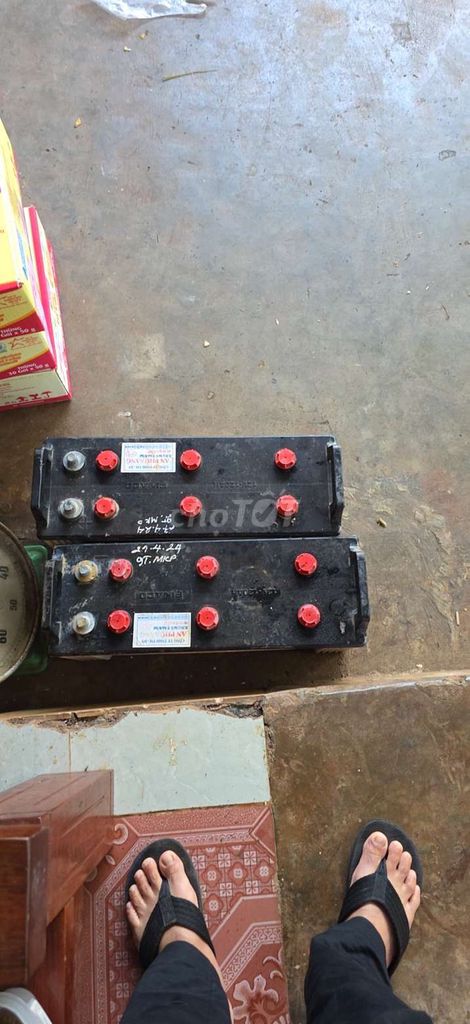 Ắc quy xe máy chì axit 120Ah Đen. Mua bán Phụ tùng xe tại Thành phố Buôn Ma Thuột Đắk Lắk được đăng bởi Bin hình 1