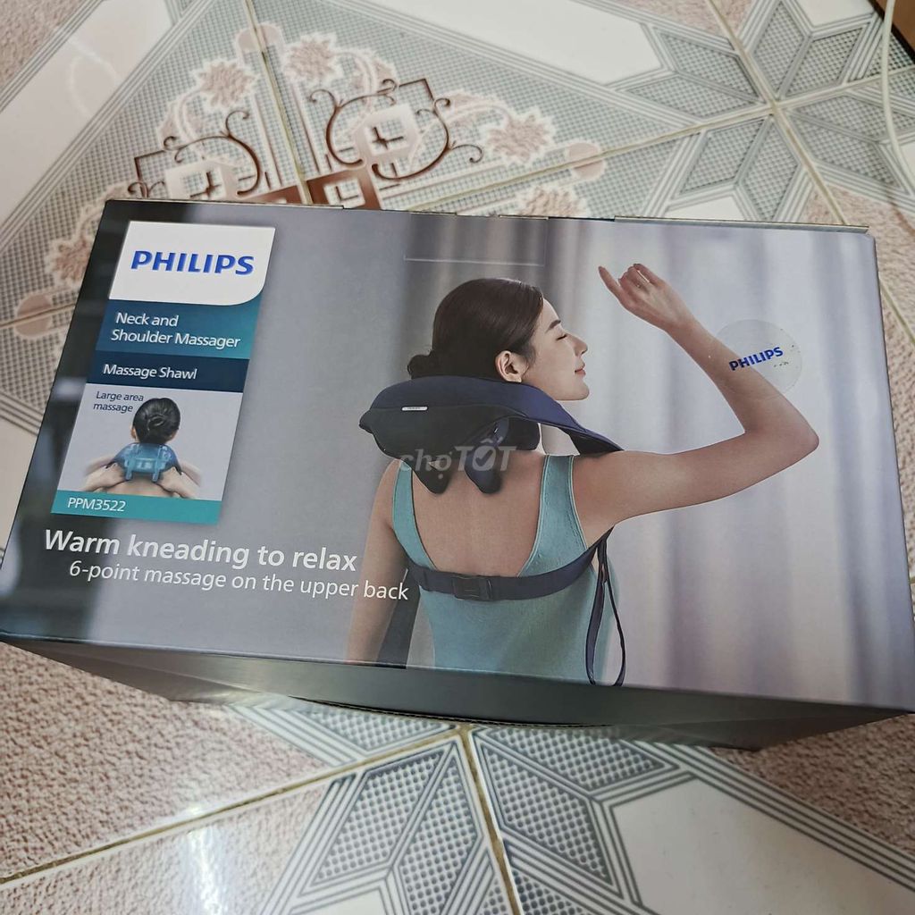 Máy massage cổ vai gáy Philips PPM3522 MỚI ZIN