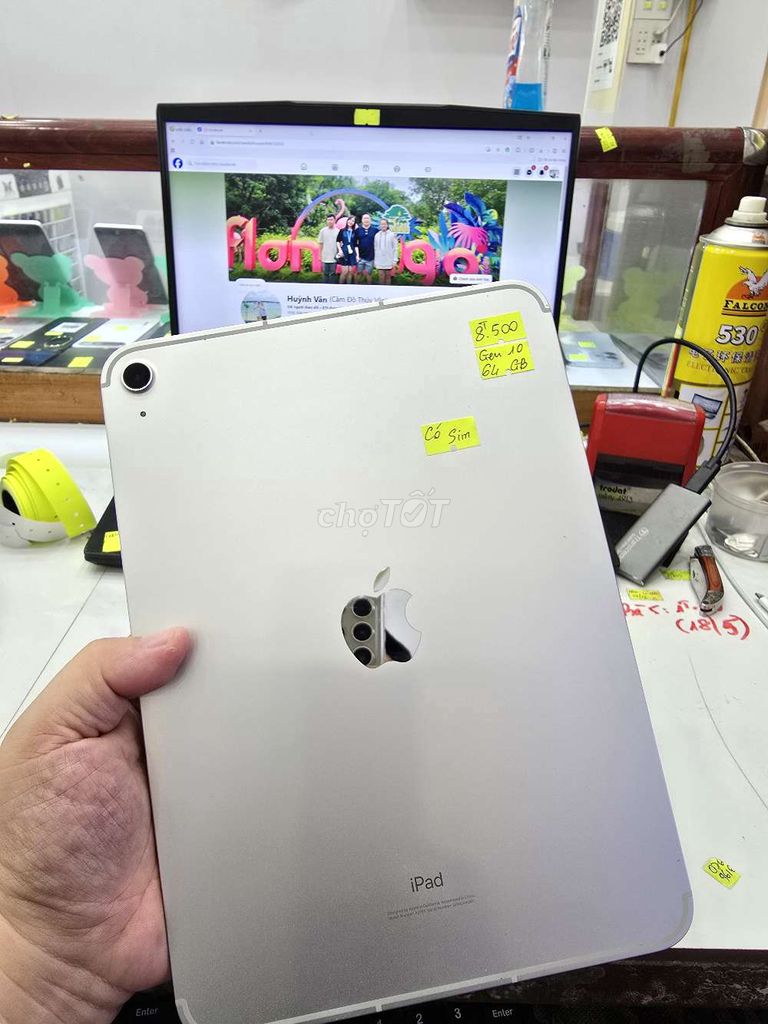 Apple iPad Gen 10 64GB 5G Bạc. Mua bán Máy tính bảng tại Thành phố Long Xuyên An Giang được đăng bởi Facebook Cầm Đồ Thúy Vân hình 1