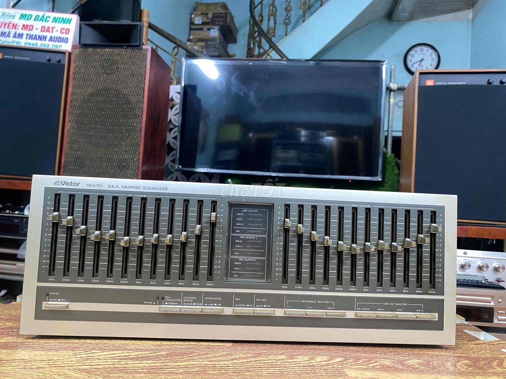 Victor SEA-70 Equalizer Bạc Nhật Bản. Mua bán Tivi, Âm thanh tại Thành phố Bắc Ninh Bắc Ninh được đăng bởi đỗ hồng hình 1