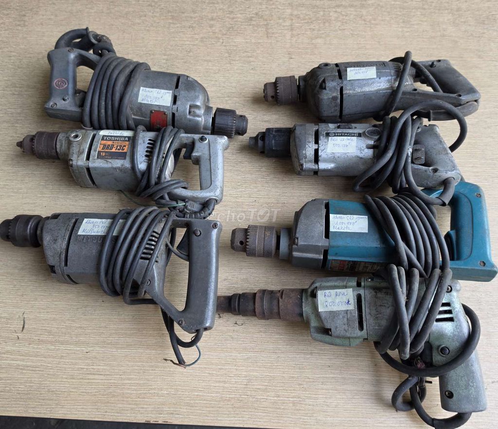 Thanh lý lô 7 máy khoan  Hitachi Makita Toshiba. Mua bán Đồ chuyên dụng, Giống nuôi trồng tại Huyện Bình Chánh Tp Hồ Chí Minh được đăng bởi Dung kim le hình 1