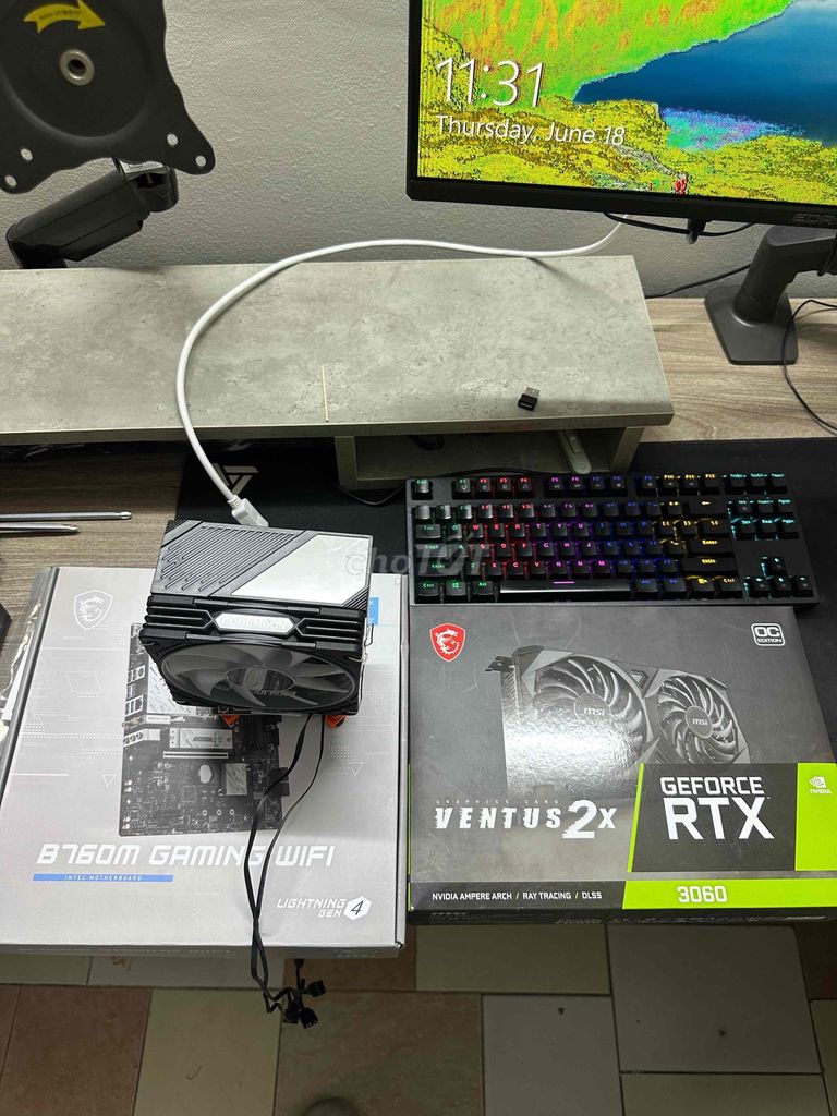 MSI B760M Gaming Wifi 3060 12Gb. Mua bán Linh kiện (RAM, Card...) tại Quận 4 Tp Hồ Chí Minh được đăng bởi JerryPham Gaming hình 1