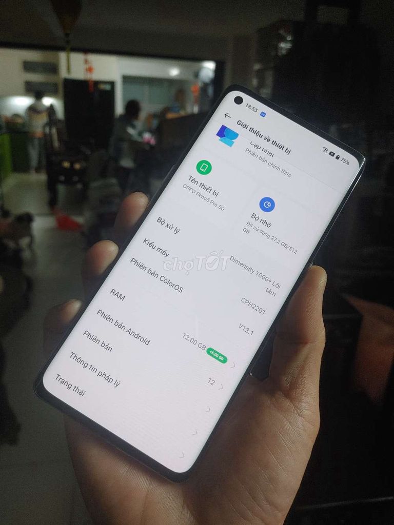 OPPO Reno5 Pro 5G bản 512g GL. Mua bán Điện thoại tại Quận Hoàn Kiếm Hà Nội được đăng bởi đình bắc hình 1