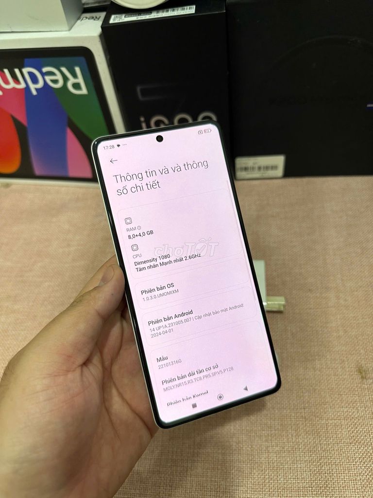Redmi Note 12 Pro 5G 8/256 trắng Quốc Tế sạc 67w. Mua bán Điện thoại tại Quận Hoàng Mai Hà Nội được đăng bởi Trần Ngọc Hiếu hình 6
