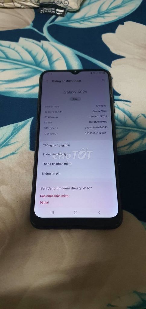Samsung A02s 4GB/64GB Đen. Mua bán Điện thoại tại Quận 4 Tp Hồ Chí Minh được đăng bởi Hội Đồ Điện Tử hình 1