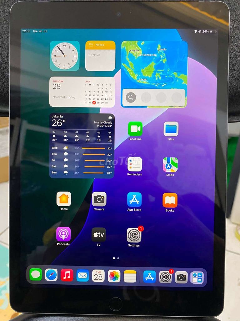 Apple iPad Gen 9 Wifi 64GB Xám 99% Fullbox. Mua bán Máy tính bảng tại Quận Hải Châu Đà Nẵng được đăng bởi Dphone Store ll Điện thoại và Phụ kiện giá rẻ hình 1