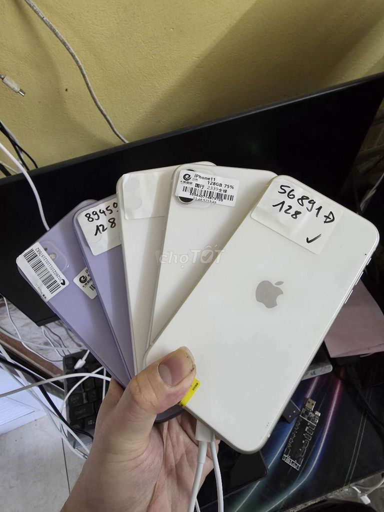 iPhone 11 128GB Trắng Tím. Mua bán Điện thoại tại Huyện Ý Yên Nam Định được đăng bởi TL shop hình 1