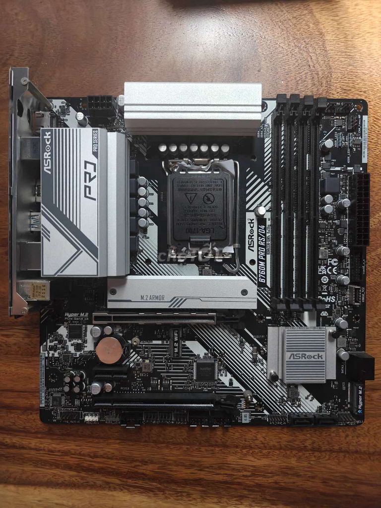 ASRock B760M-PRO RS d4 Mainboard Đen, Bạc. Mua bán Linh kiện (RAM, Card...) tại Thành phố Thuận An Bình Dương được đăng bởi Minh Do hình 1