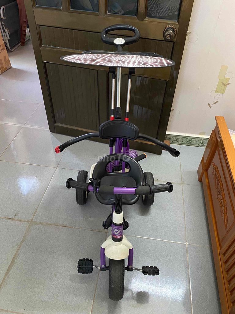 Xe đạp 3 bánh trẻ em màu Tím. Mua bán Mẹ và bé tại Thành phố Vũng Tàu Bà Rịa - Vũng Tàu được đăng bởi tien hình 1