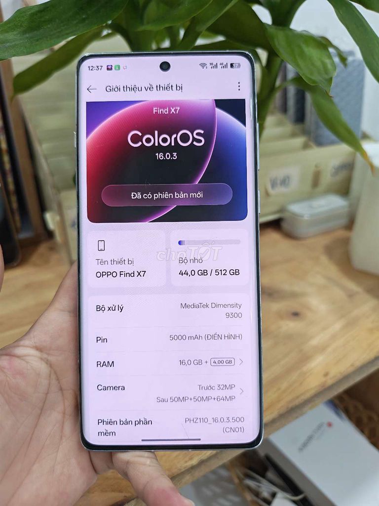 OPPO Find X7 16GB/512GB Pin 93 Full Bank. Mua bán Điện thoại tại Quận Gò Vấp Tp Hồ Chí Minh được đăng bởi Vân hình 1
