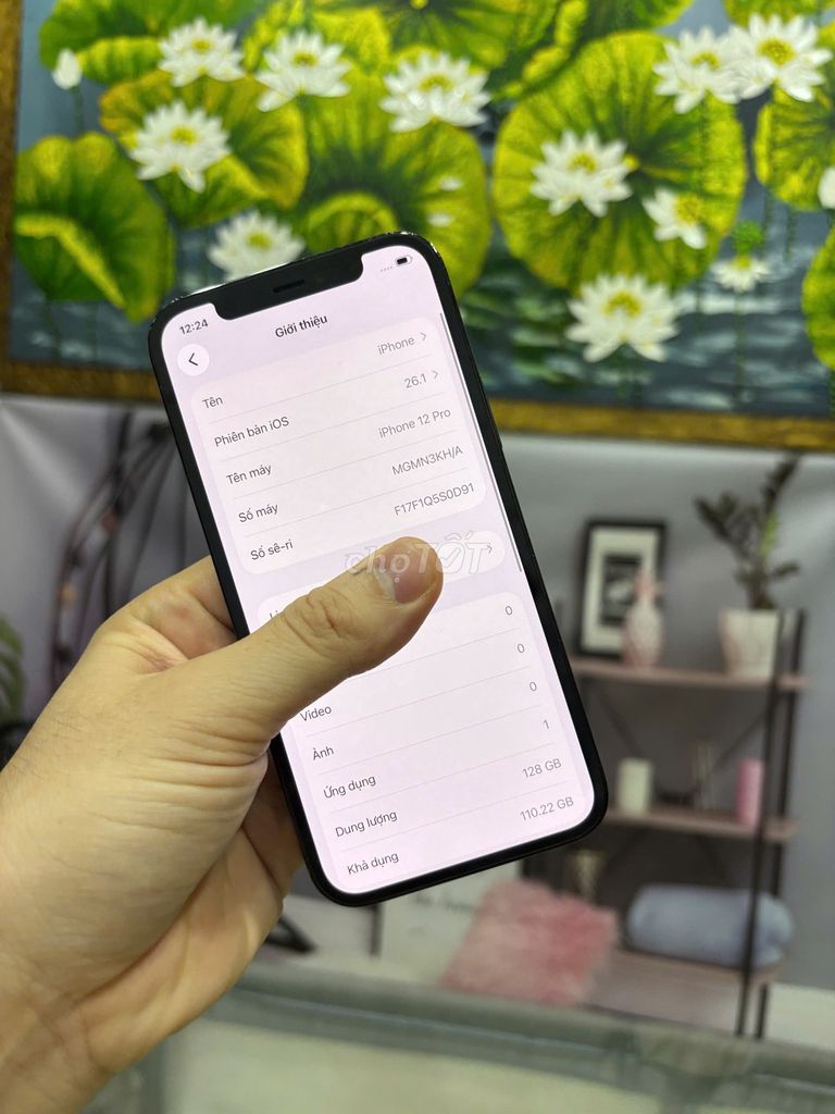 iPhone 12 Pro 128GB Xanh Zin. Mua bán Điện thoại tại Quận Bắc Từ Liêm Hà Nội được đăng bởi Cửa hàng Bính Táo hình 1
