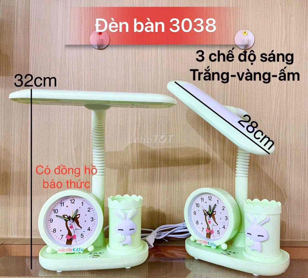 Đèn bàn 3038 Hồng nhạt chống cận. Mua bán Đèn tại Quận 6 Tp Hồ Chí Minh được đăng bởi Loan Huynh hình 1