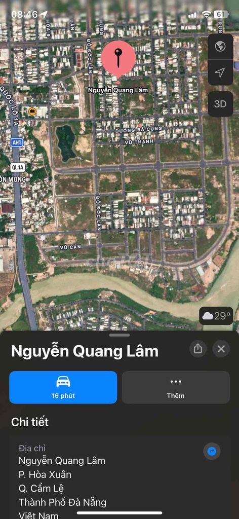 Bán đất đường Nguyễn Quang Lâm dt 100m2-kẹp cống- giá 2850