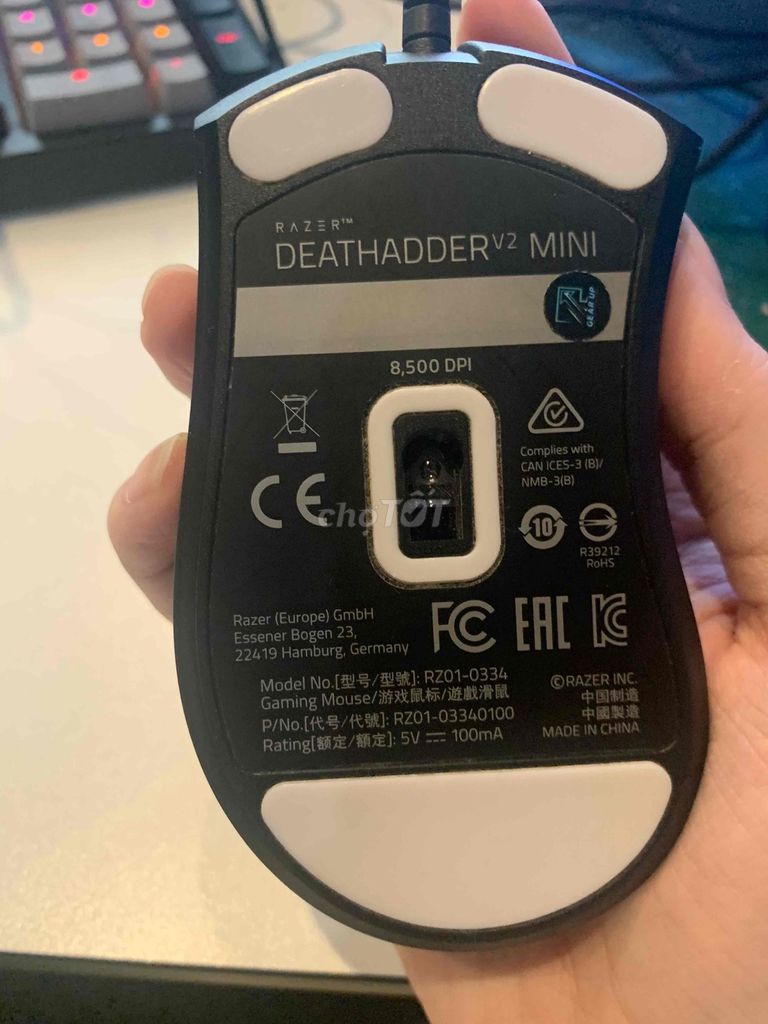 Chuột Razer Deathadder V2 Mini Đen. Mua bán Phụ kiện (Màn hình, Chuột...) tại Quận Đống Đa Hà Nội được đăng bởi Lâm Đỗ Phúc hình 1