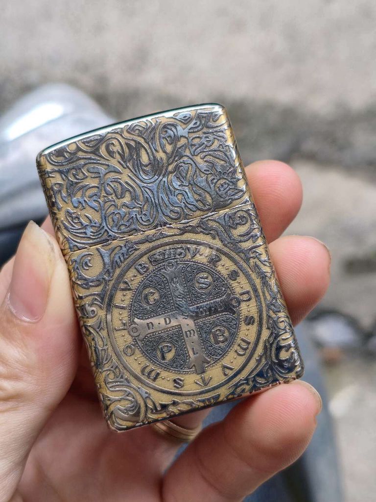 Bật lửa Zippo Amo Đồng khối mạ crom. Mua bán Đồ sưu tầm, đồ cổ tại Quận Bắc Từ Liêm Hà Nội được đăng bởi Chip hình 1
