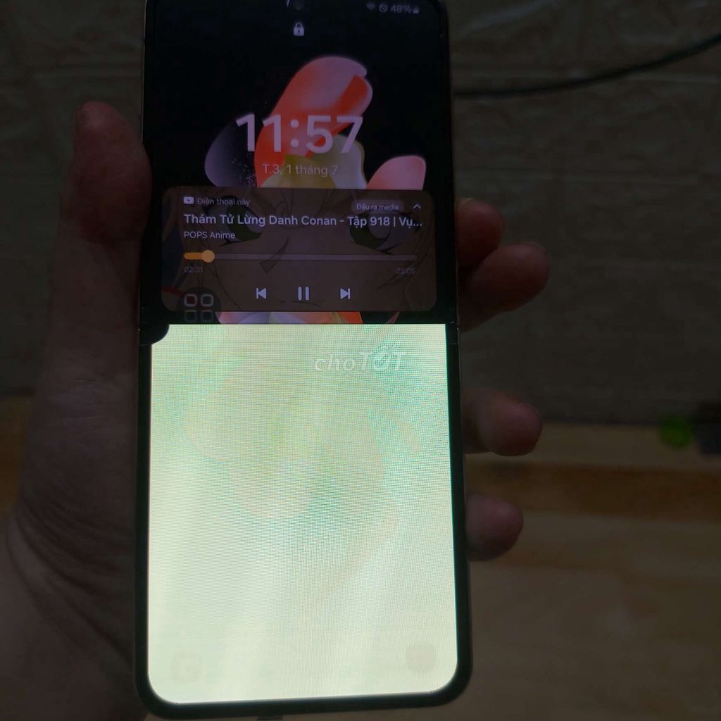 Zflip 4 Giá xác liệt trên dưới trắng vân tay ok