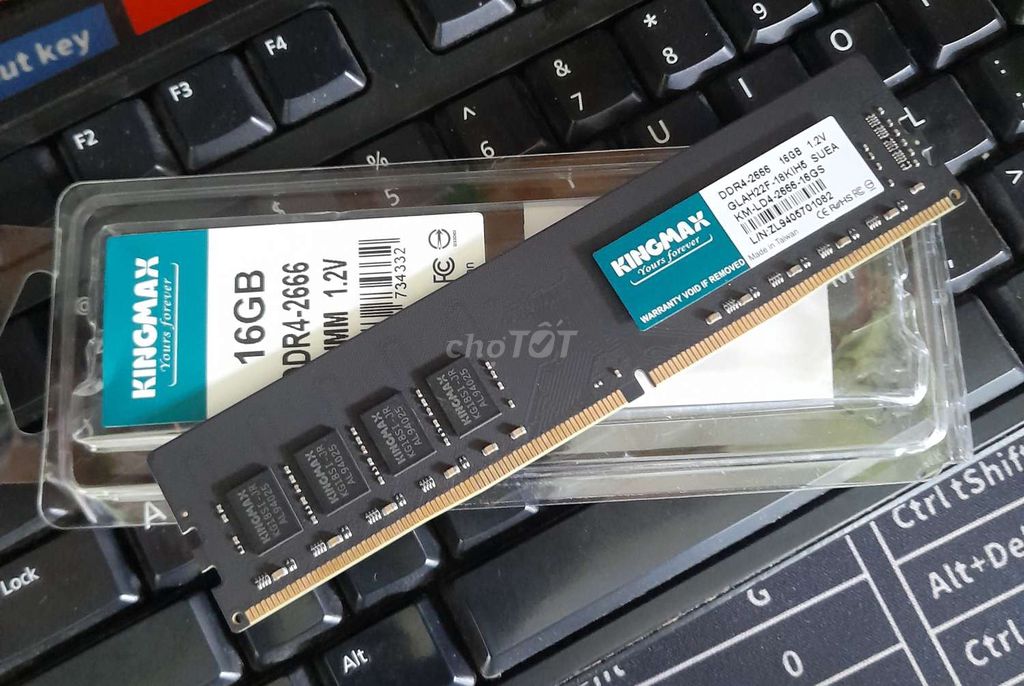 RAM Kingmax DDR4 16GB 2666MHz sáng đẹp zin bh 1th. Mua bán Linh kiện (RAM, Card...) tại Thành phố Thủ Dầu Một Bình Dương được đăng bởi Phú Dương  hình 1
