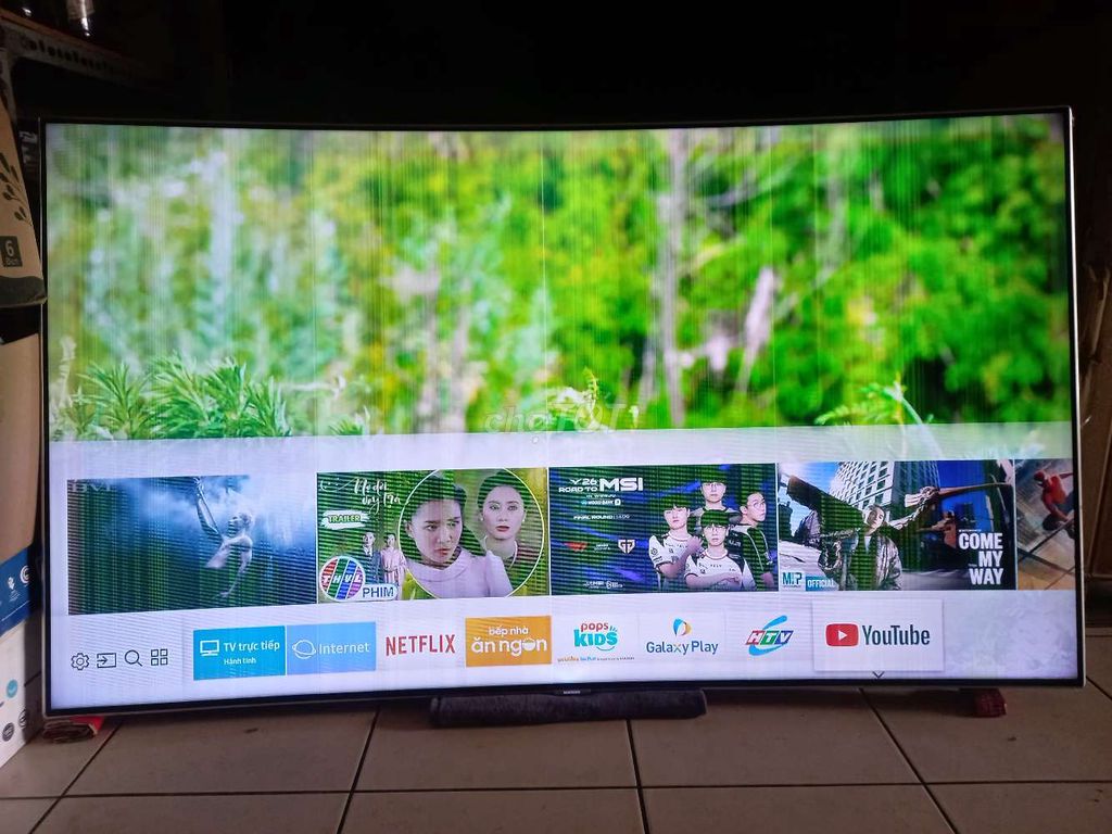 Tivi QLED Samsung QA55Q8CA 55 inch màn bị sọc. Mua bán Tivi, Âm thanh tại Quận Bình Tân Tp Hồ Chí Minh được đăng bởi gianluigi hình 1