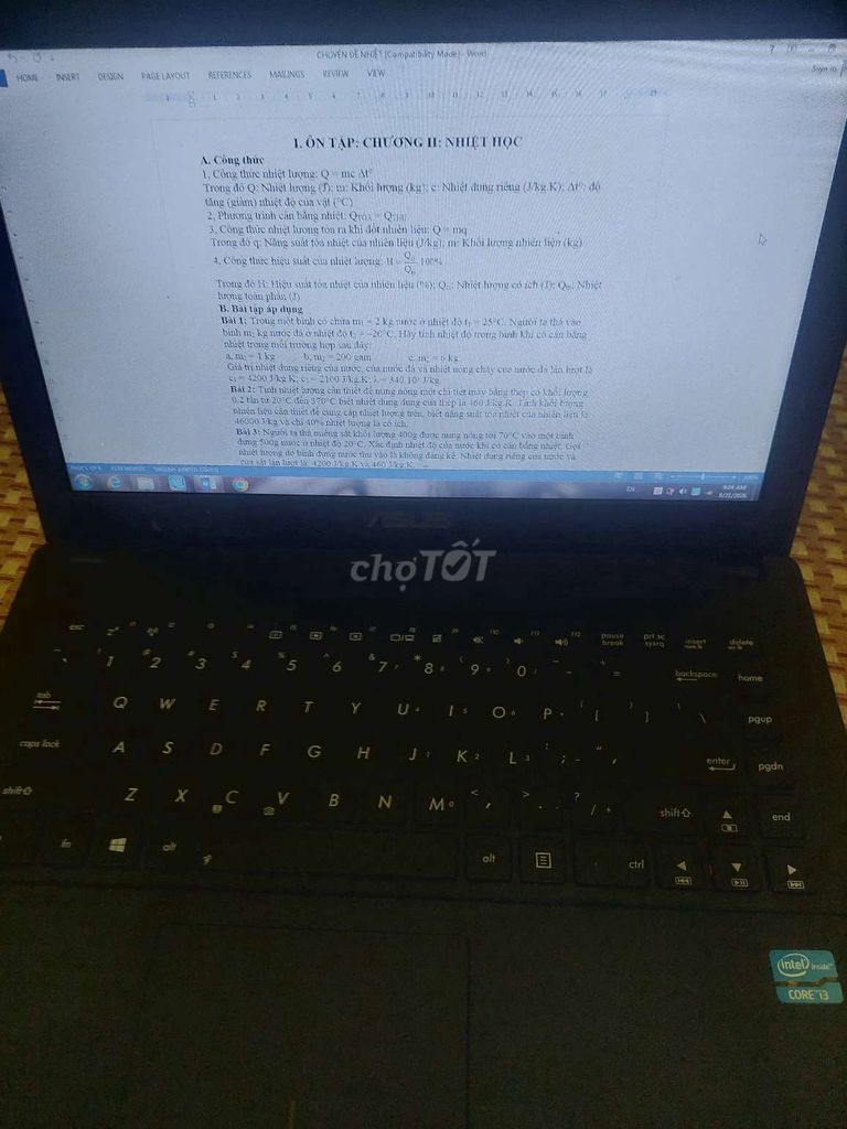 Asus Core i3 Đen Like New. Mua bán Laptop tại Quận Cầu Giấy Hà Nội được đăng bởi Hưng hình 1