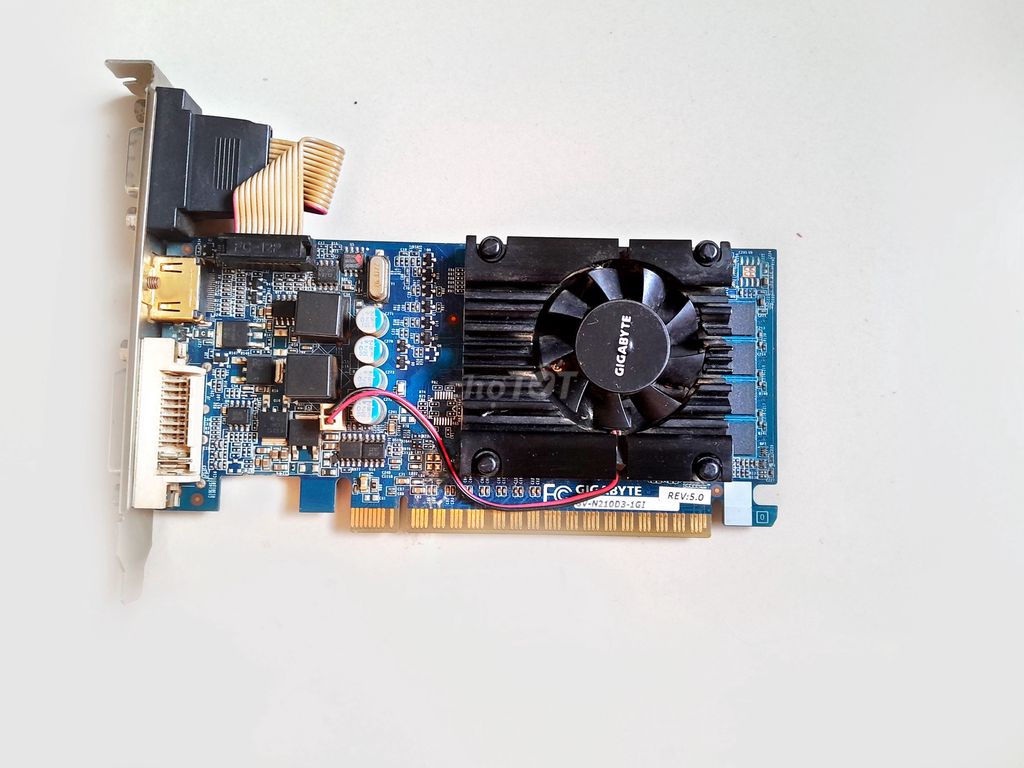 Card  Giga GT 210 1GB D3 - như mới - full cổng. Mua bán Linh kiện (RAM, Card...) tại Thành phố Buôn Ma Thuột Đắk Lắk được đăng bởi Nguyễn Minh hình 1