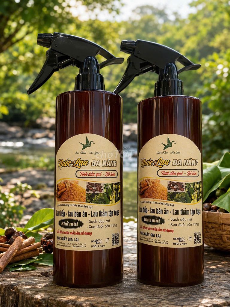 Nước lau đa năng Hạc Giấy Gia Lai Quế 500ml. Mua bán Thiết bị vệ sinh, nhà tắm tại Thành phố Thủ Dầu Một Bình Dương được đăng bởi HANG DINH hình 1