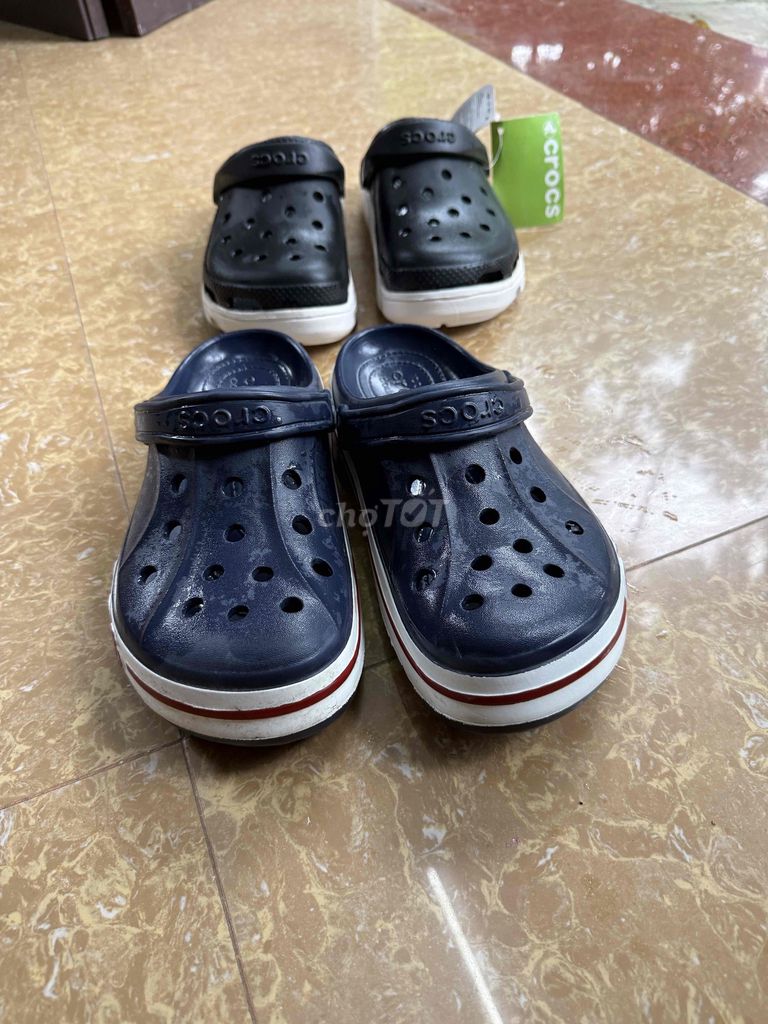 Dép Crocs Đen Xanh than Nam Nữ Size 42 43. Mua bán Giày dép tại Thị xã Sơn Tây Hà Nội được đăng bởi Huy Phan hình 1