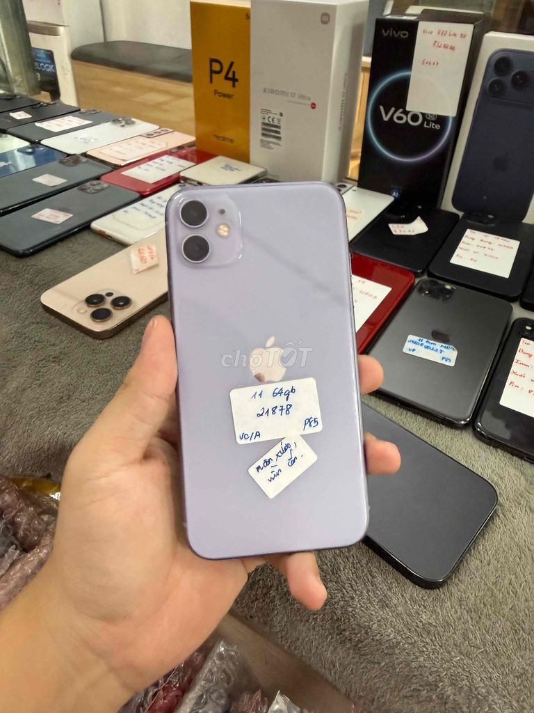 Apple iPhone 11 64GB Tím Quốc tế. Mua bán Điện thoại tại Quận Đống Đa Hà Nội được đăng bởi Hoàng quân store hình 1