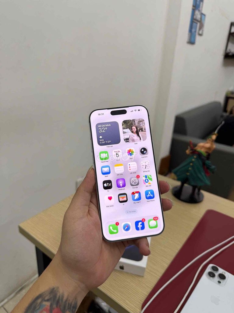 Apple iPhone 17 Pro Max Zp/a 256GB Zin Đẹp 99%. Mua bán Điện thoại tại Quận Cầu Giấy Hà Nội được đăng bởi Trung Kiên Trả Góp Bao Nợ Xấu hình 1