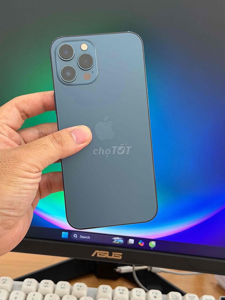 Apple iPhone 12 Pro Max 128GB Xanh. Mua bán Điện thoại tại Quận Ninh Kiều Cần Thơ được đăng bởi Cầm Đồ Tấn Lợi hình 1