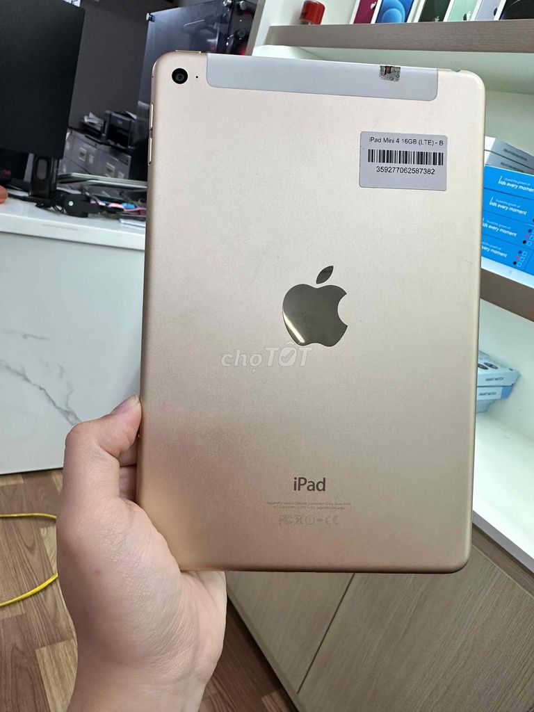 ipad mini 4 vàng , xám 16gb bảng wf +4g. Mua bán Máy tính bảng tại Quận Thanh Khê Đà Nẵng được đăng bởi HD Mobile hình 1