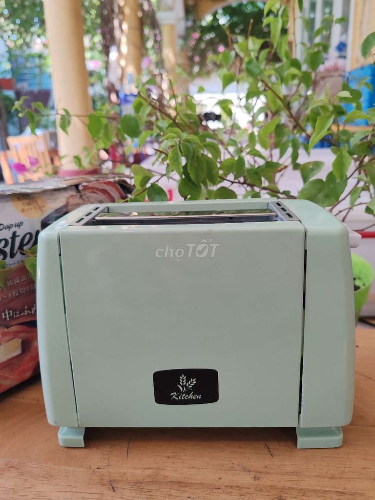 Máy nướng bánh mì Kitchen Xanh bạc hà. Mua bán Bếp, lò, đồ điện nhà bếp tại Quận 7 Tp Hồ Chí Minh được đăng bởi Vy Vy hình 1