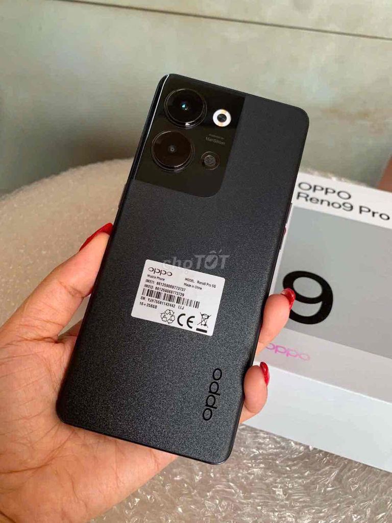 OPPO Reno9 Pro 16GB /256GB Đen nguyên zin Full box. Mua bán Điện thoại tại Quận 7 Tp Hồ Chí Minh được đăng bởi Di Động Giá Gốc hình 1