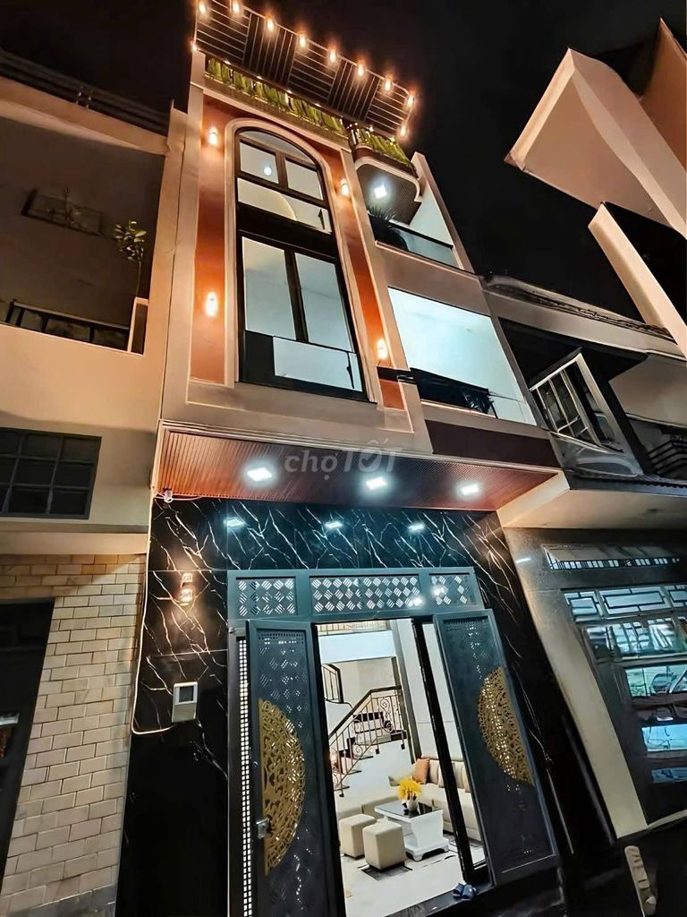 Nhà 3 tầng Phan Huy Ích, Tân Bình, 5x10m, full nội thất