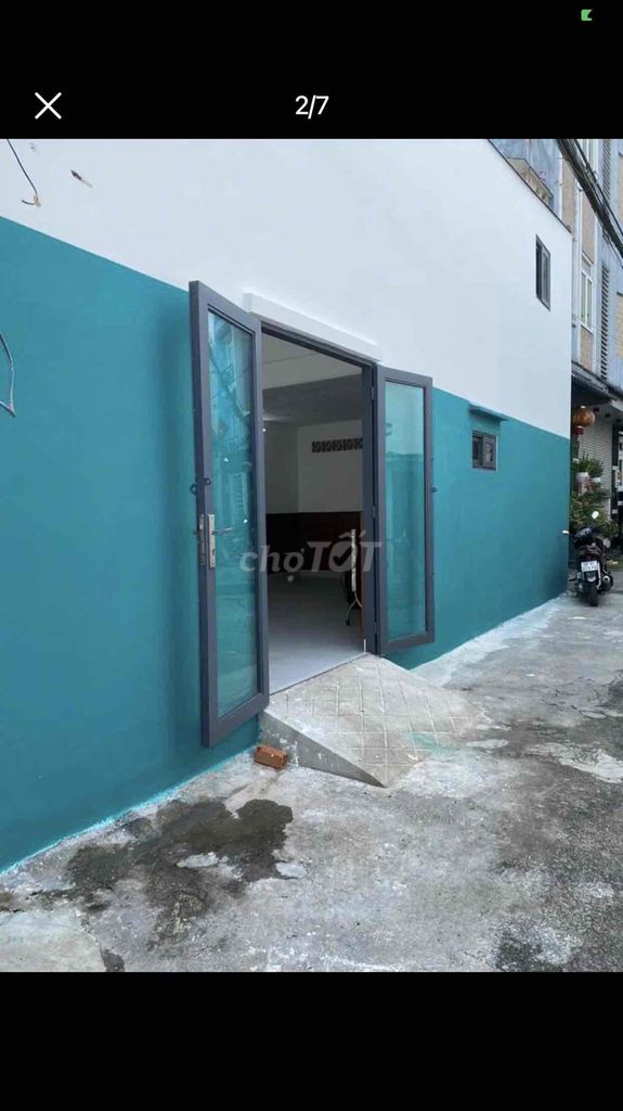 Nhà mới góc 2 Mặt tiền đường Bùi Quang Là cho thuê gần chợ PVB,P12,GV
