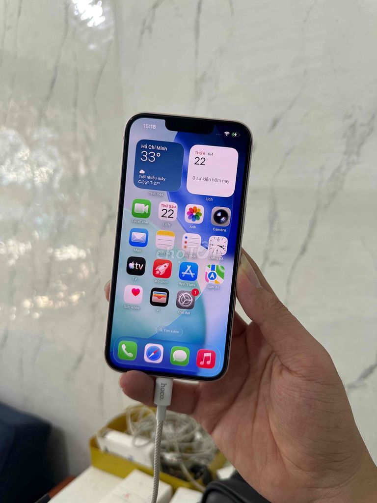 iPhone 13 Hồng 128GB Quốc Tế, Đã Sử Dụng. Mua bán Điện thoại tại Quận Tân Phú Tp Hồ Chí Minh được đăng bởi Được nguyễn  hình 1
