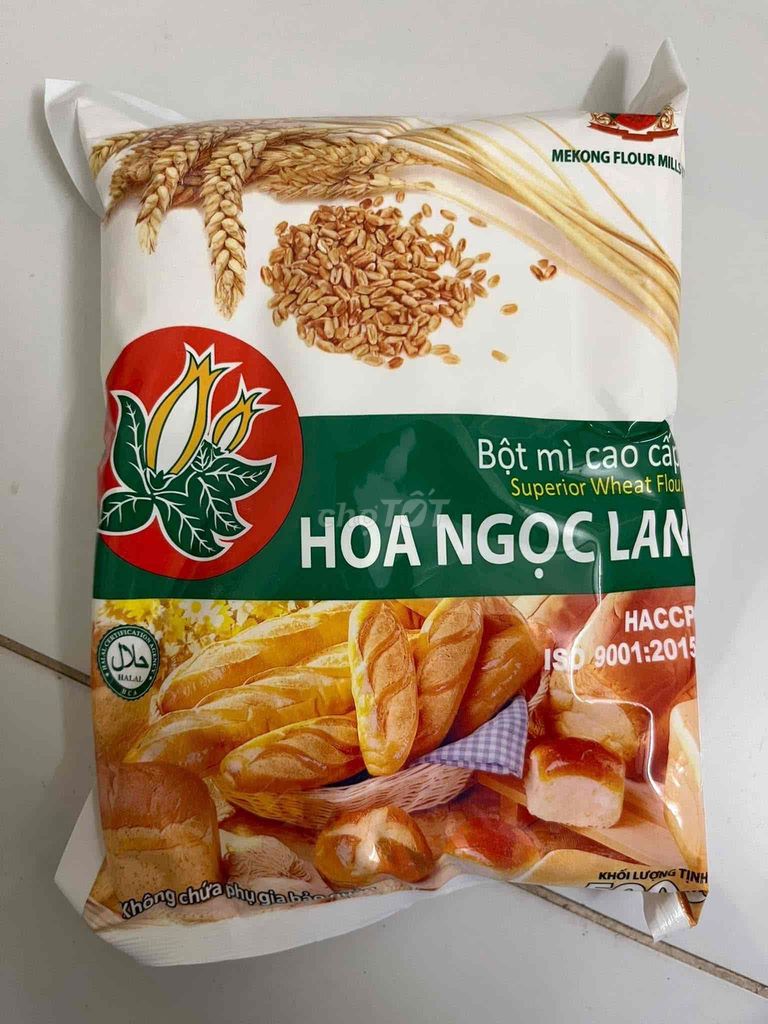 bột mì hoa ngọc lan + bột bông lan meizan