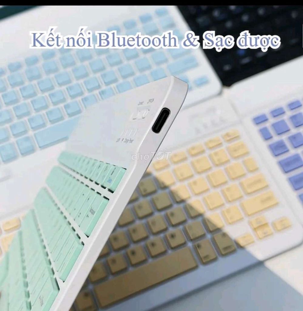 Bàn phím không dây Bluetooth Mới. Mua bán Phụ kiện (Màn hình, Chuột...) tại Huyện Bến Lức Long An được đăng bởi Hoang Ngoc Diep hình 1