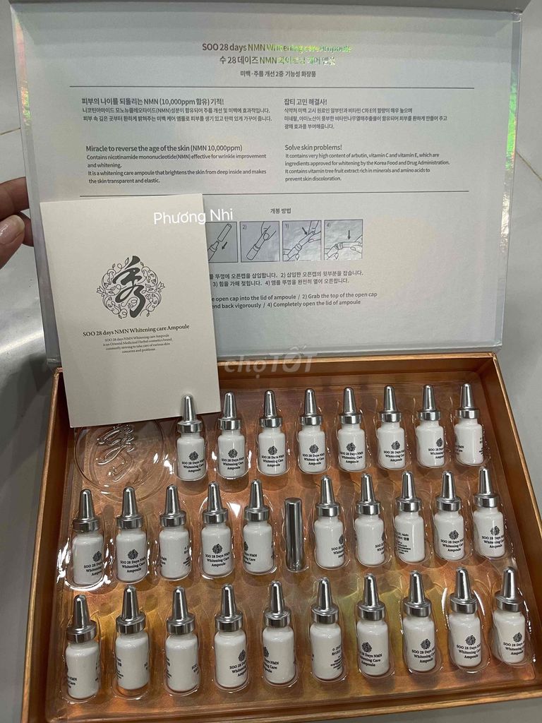 Ampoule SOO 28 DAYS NMN Nữ. Mua bán Phụ kiện thời trang khác tại Thành phố Sóc Trăng Sóc Trăng được đăng bởi Phương Nhi hình 1